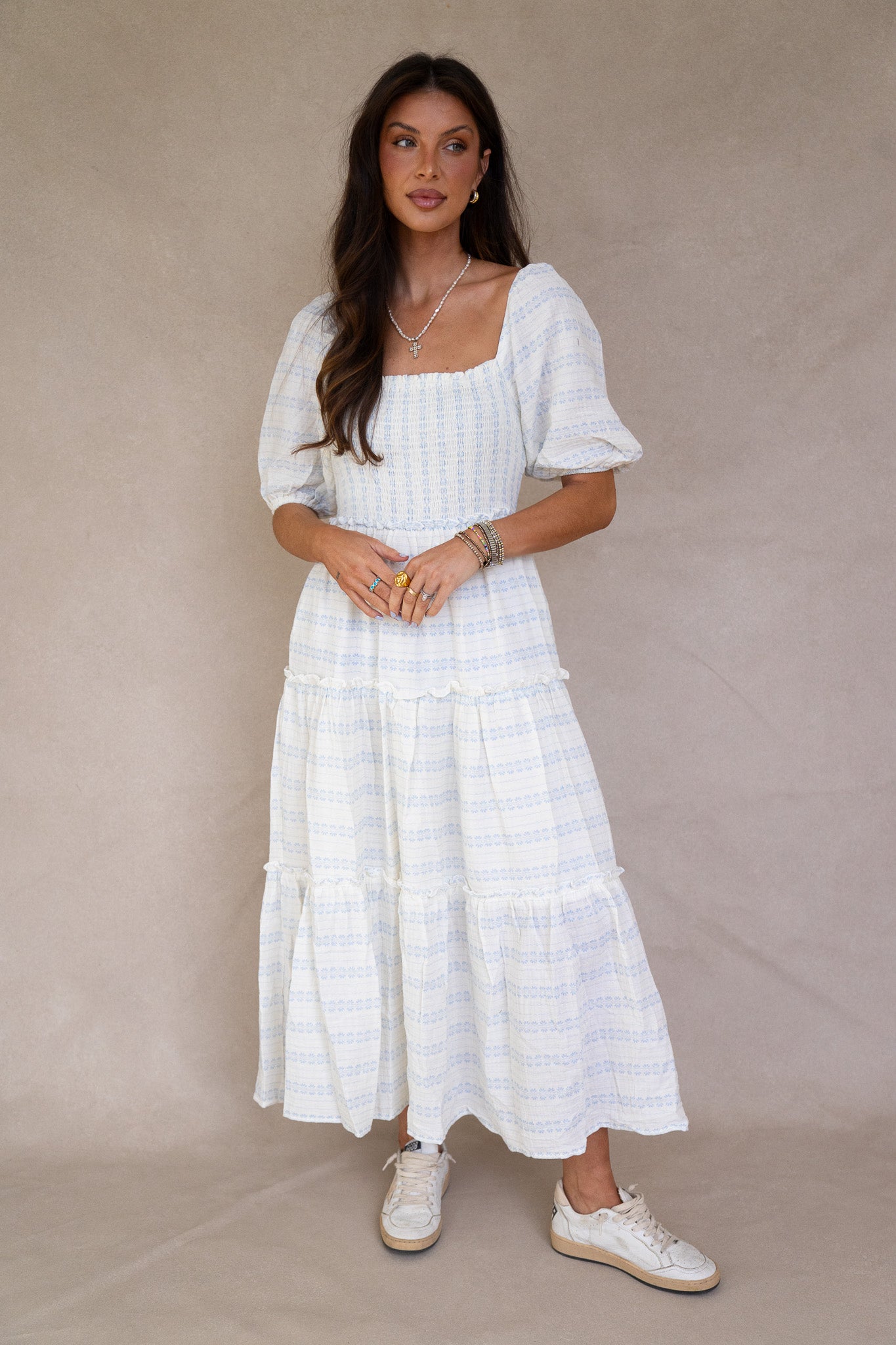 Hattie Smocked Maxi (multiple colors)