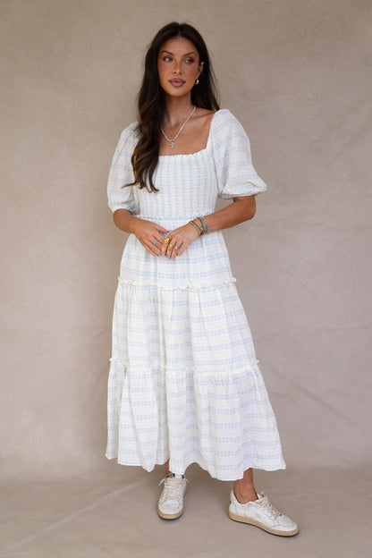 Hattie Smocked Maxi (multiple colors)
