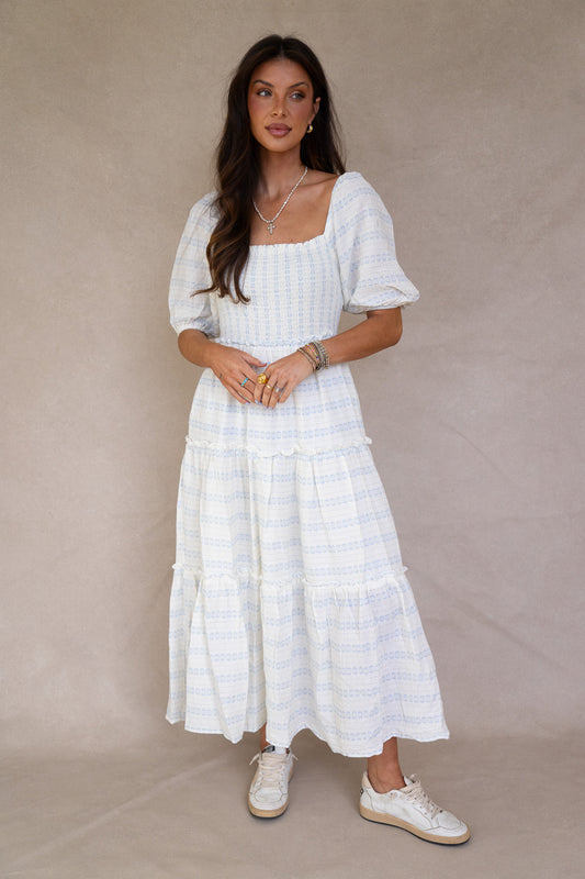Hattie Smocked Maxi (multiple colors)