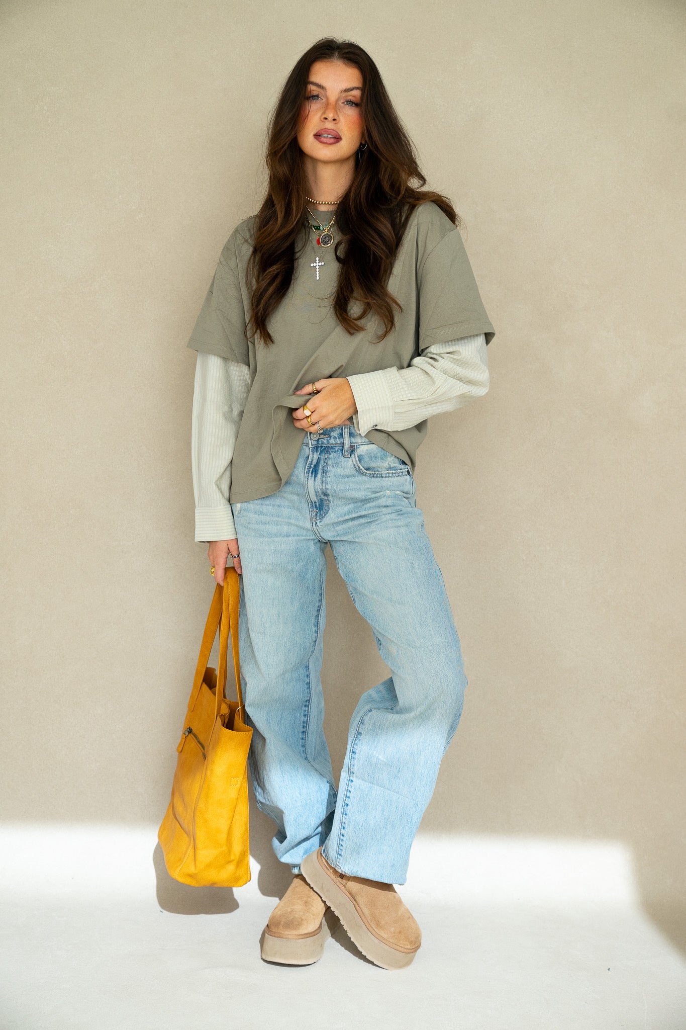 One Of The Boys Layered Tee