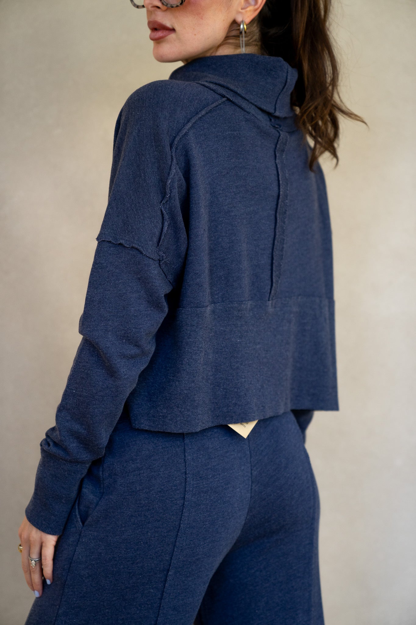 Terry Ribbed Turtleneck (Multiple Colors)