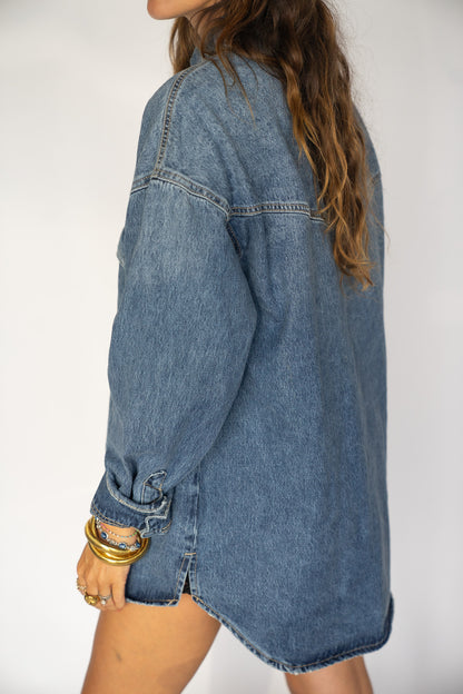 Abby Oversized Denim Top