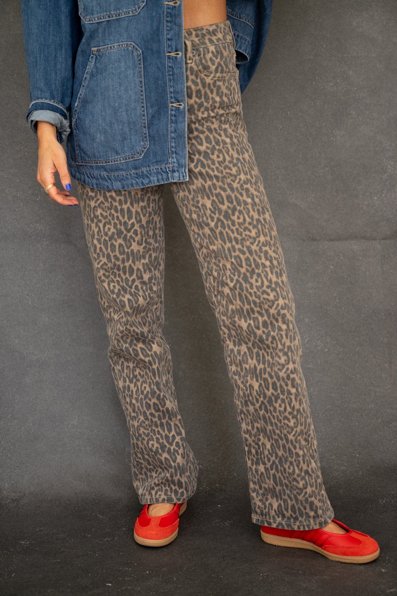 Ella Cheetah Jeans