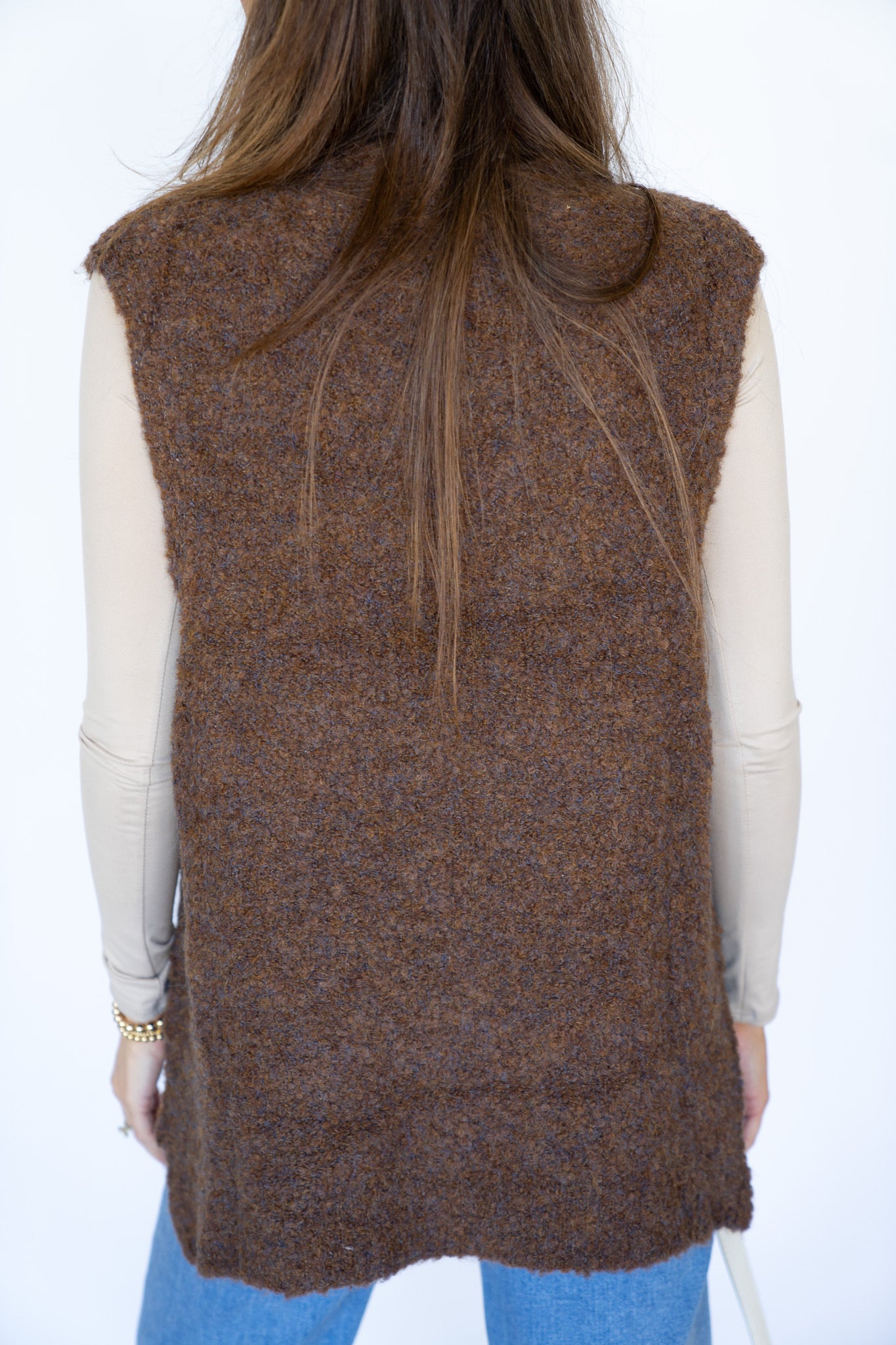 Brown Wool Vest