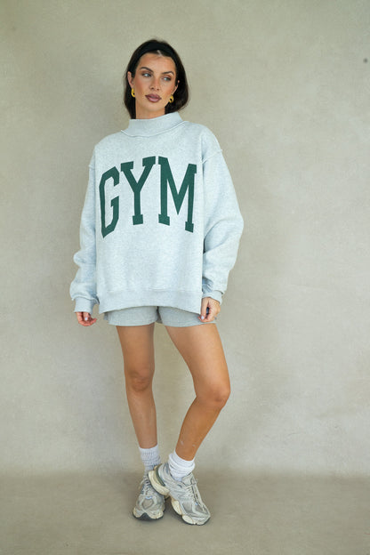 Gym/Bed Reversible Mock Neck
