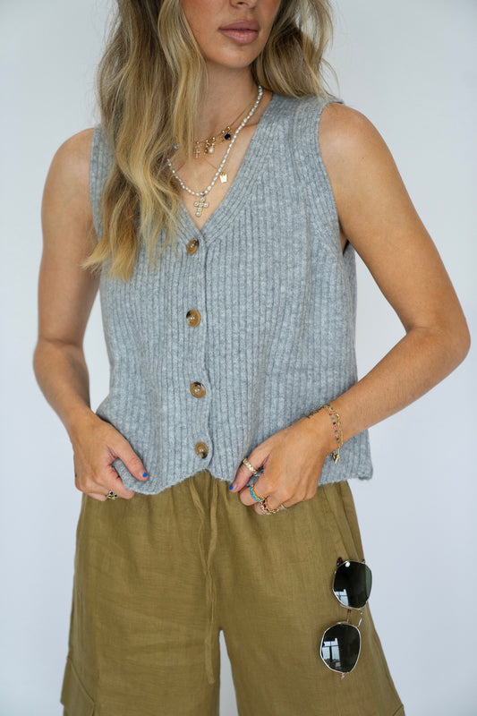 Marilyn Ribbed Vest