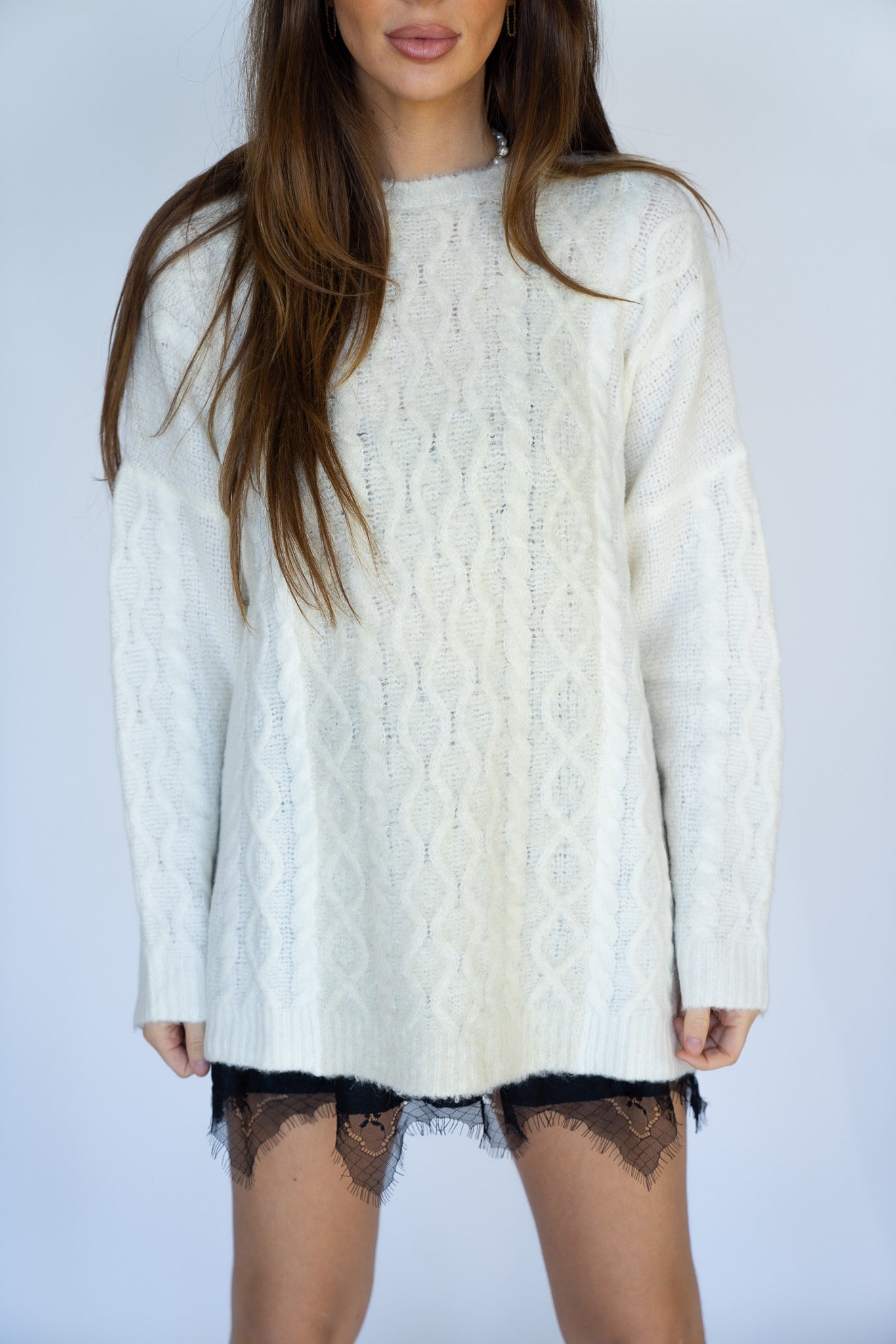Ivory Knit Sweater