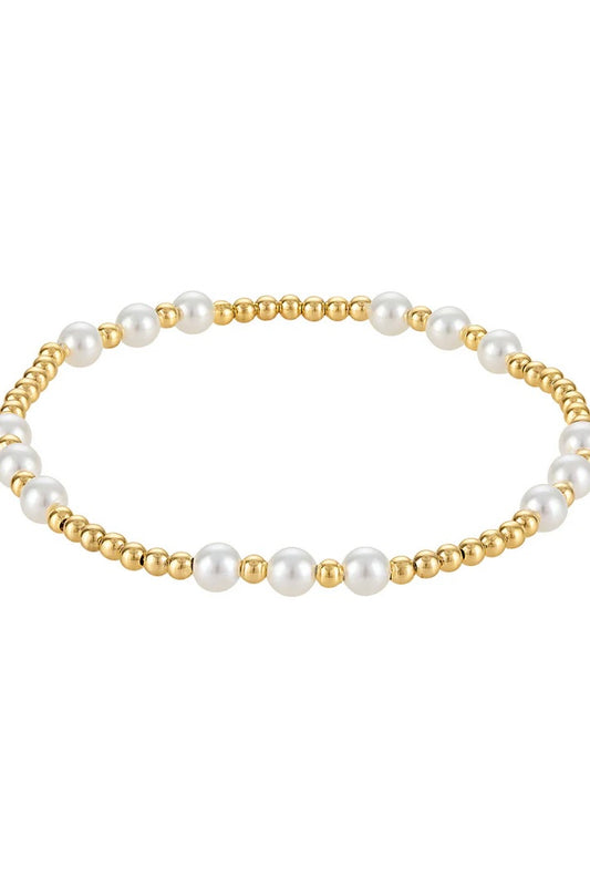 Pearl Stretch Beaded Bracelet