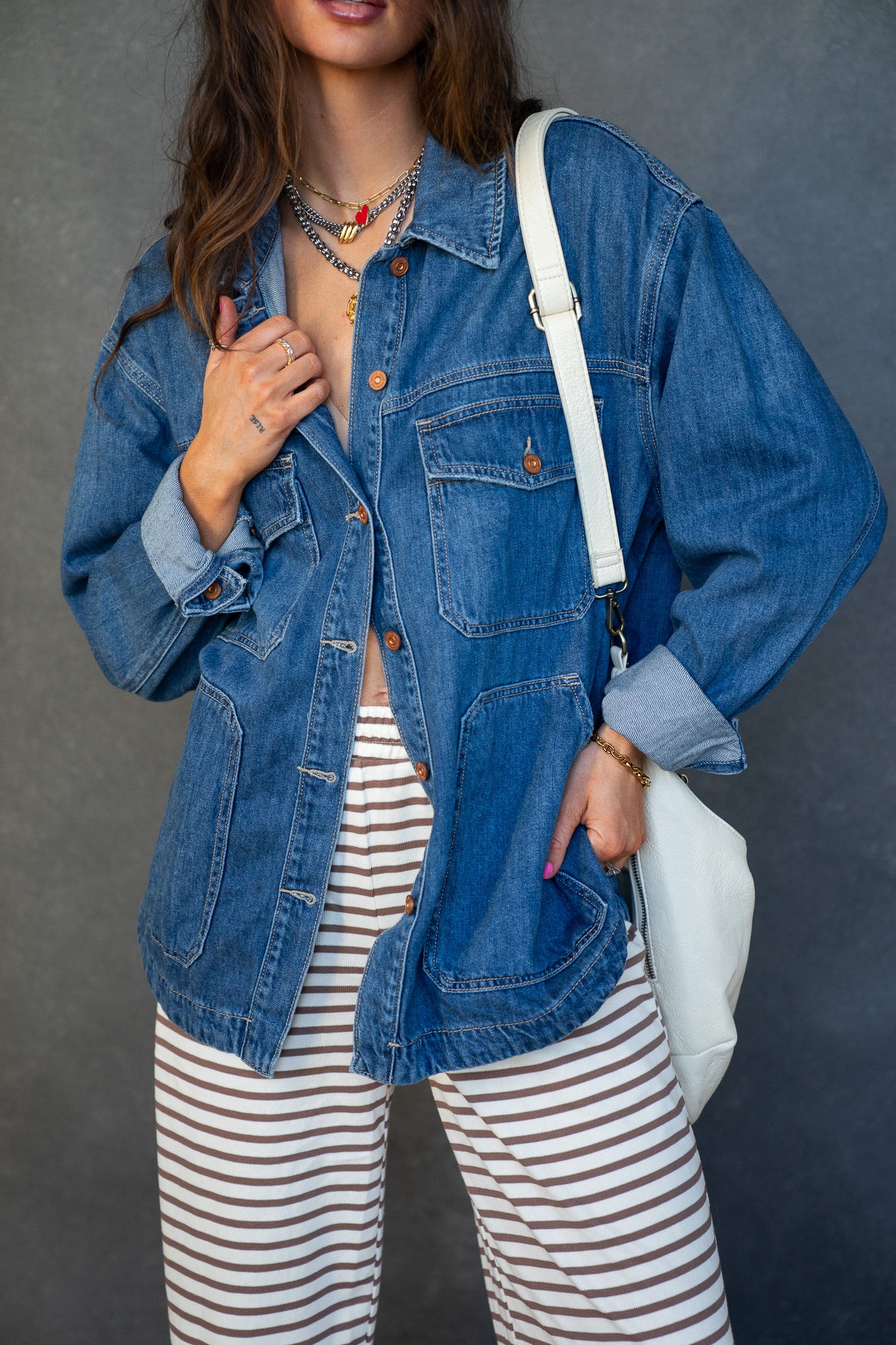 Oversized Denim Shacket