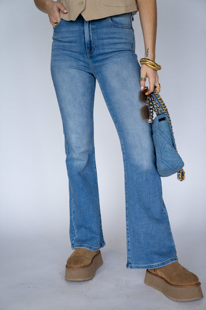 Happi High Rise Flare Jeans (Multiple Colors)