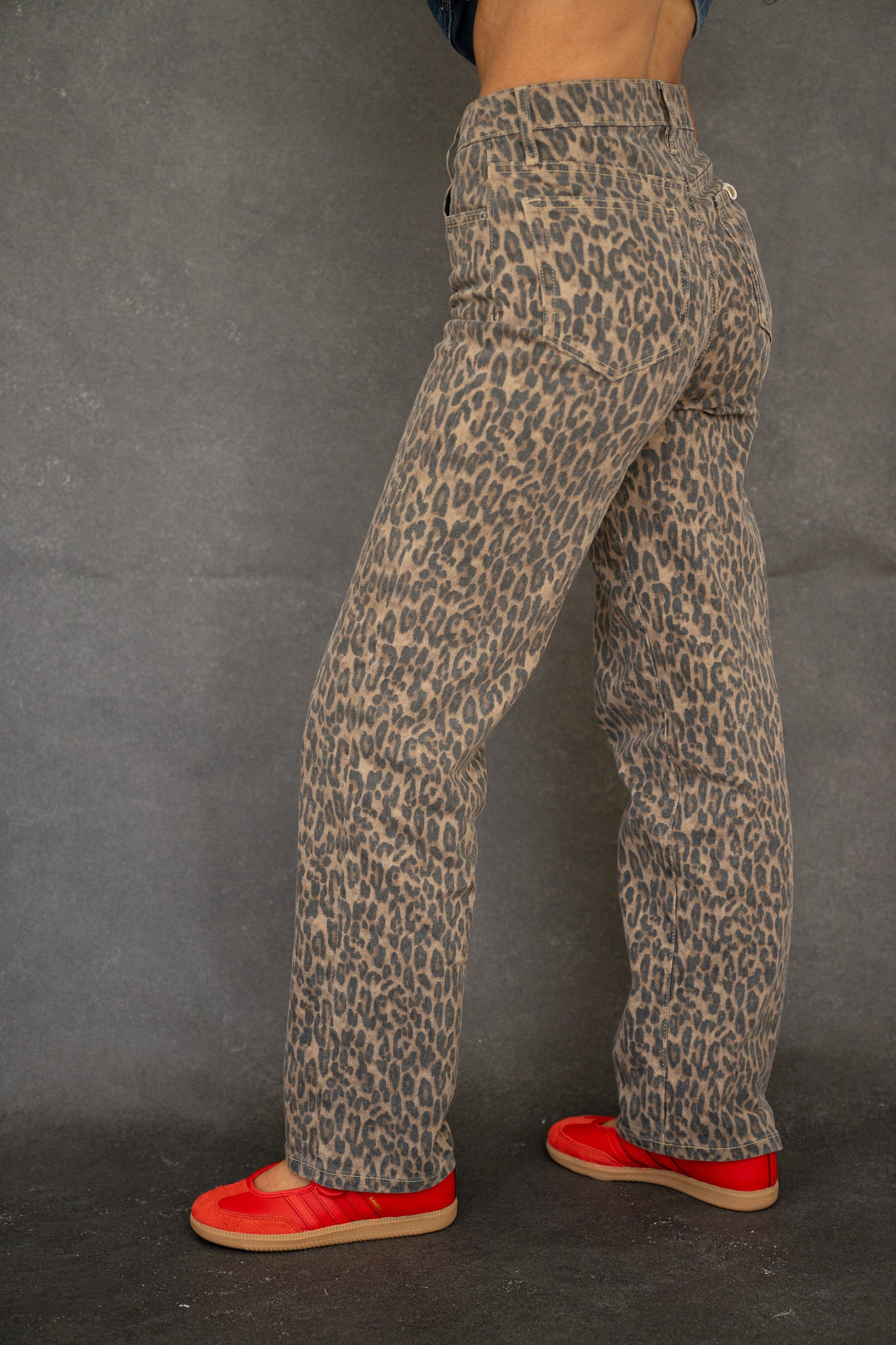 Ella Cheetah Jeans