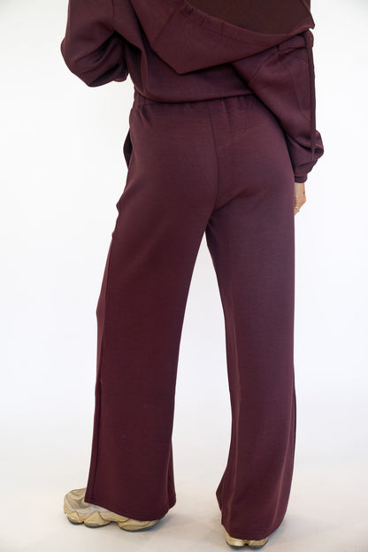 Merlot Cloud Fleece Pants