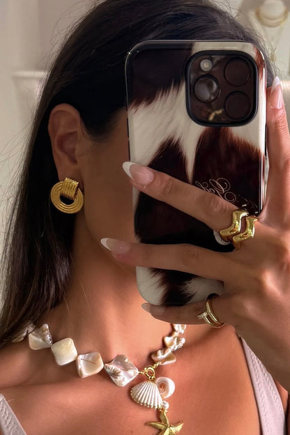 Carmela Doorknocker Earrings
