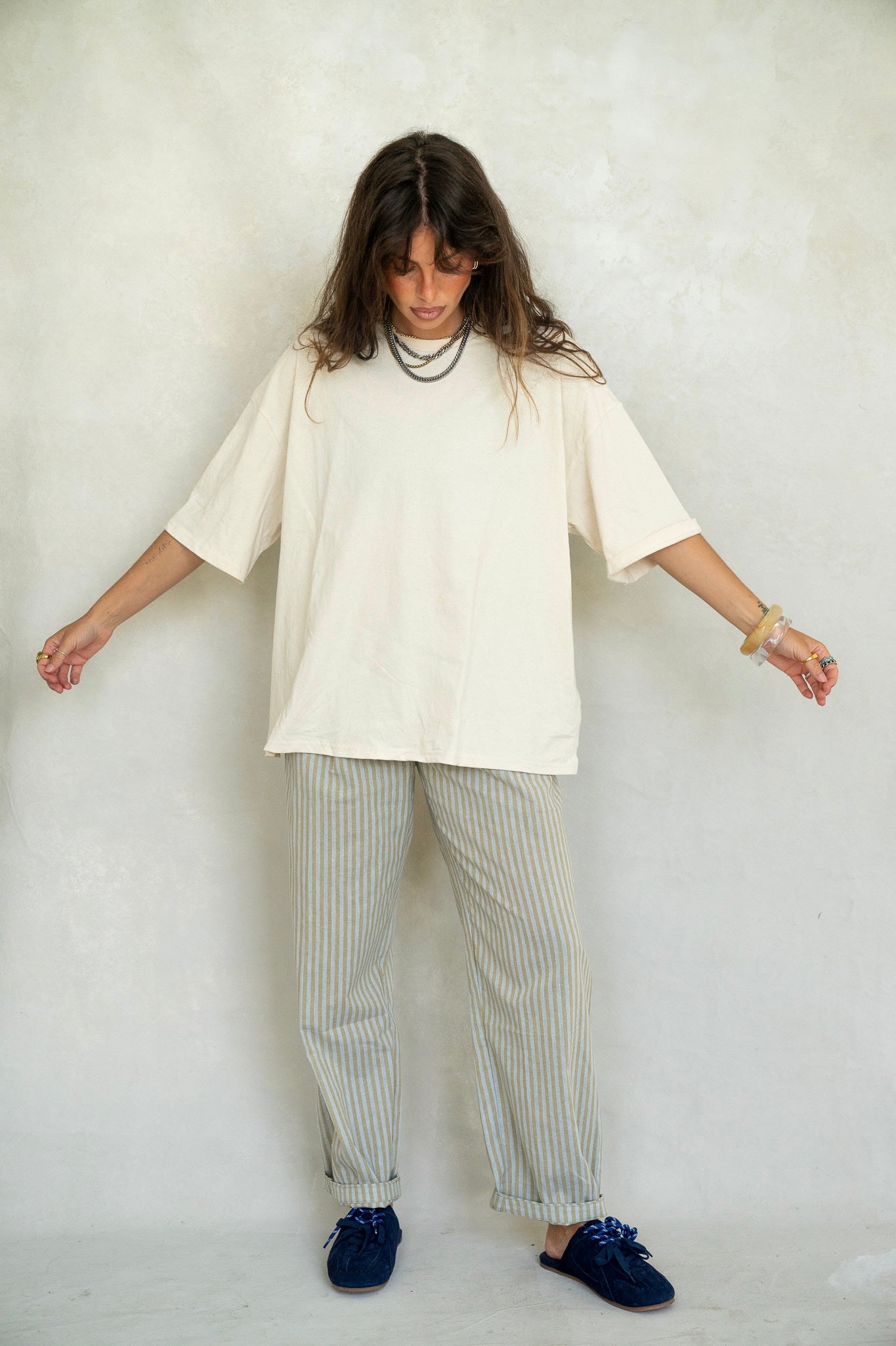 Oversized Cream T-Shirt