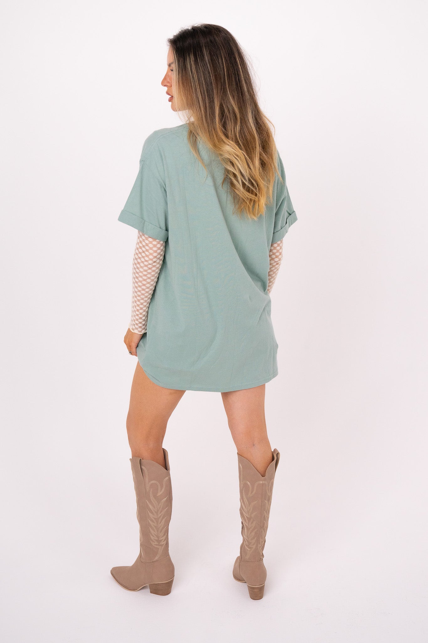 Desert Rose T-Shirt Dress