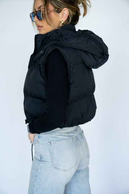 Hooded Puffer Vest