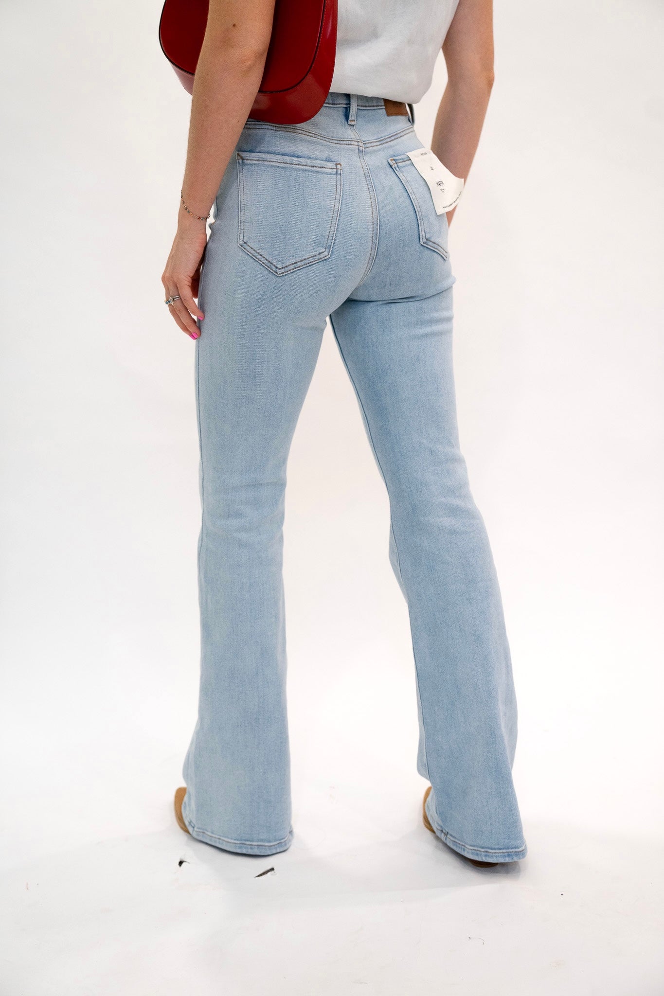 Happi High Rise Flare Jeans (Multiple Colors)