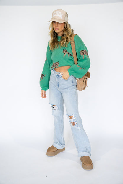 Tiger Pattern Sweater (Multiple Colors)