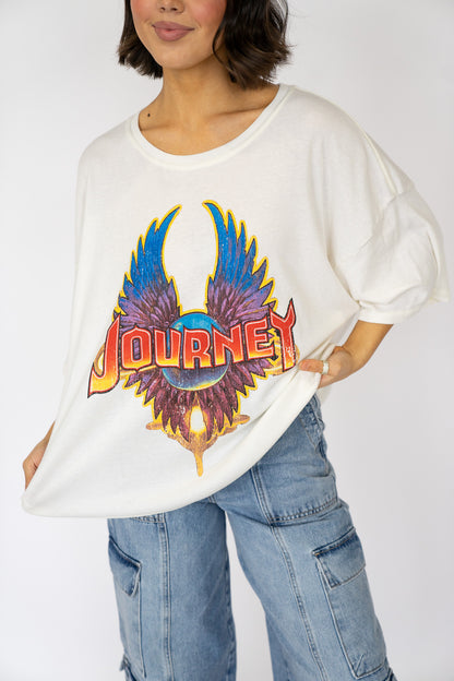 Journey Oversized Band Tee