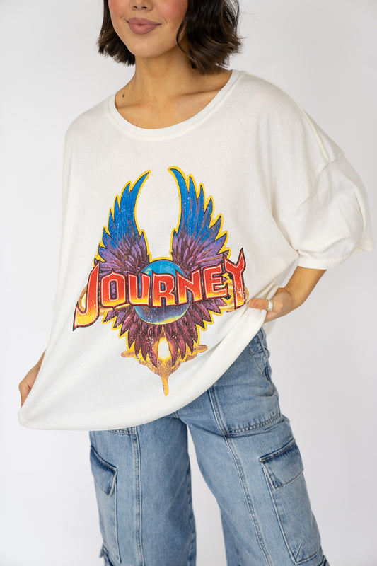 Journey Oversized Band Tee