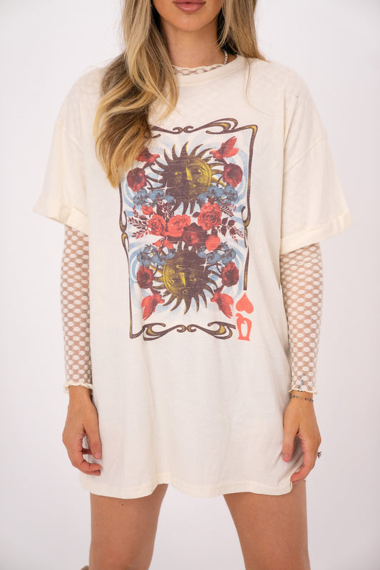 Sun Queen T-Shirt Dress