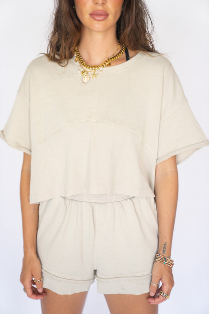 Raw Hem Oyster Set