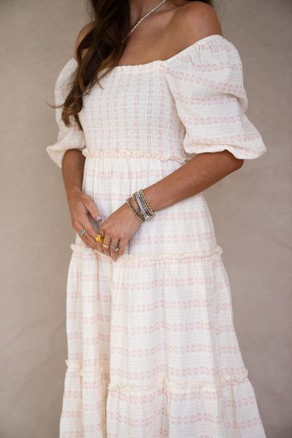Hattie Smocked Maxi (multiple colors)