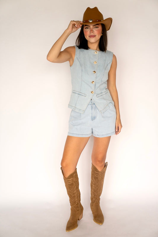 Vintage Denim Vest