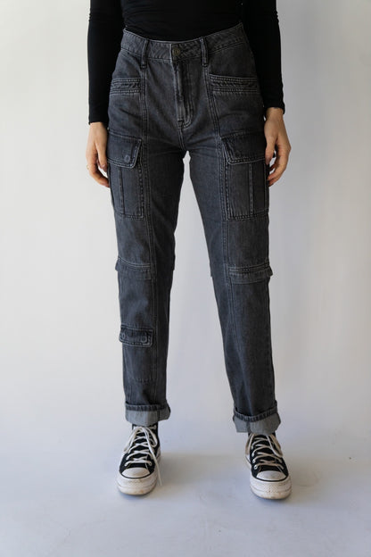 Tracey Charcoal Cargos