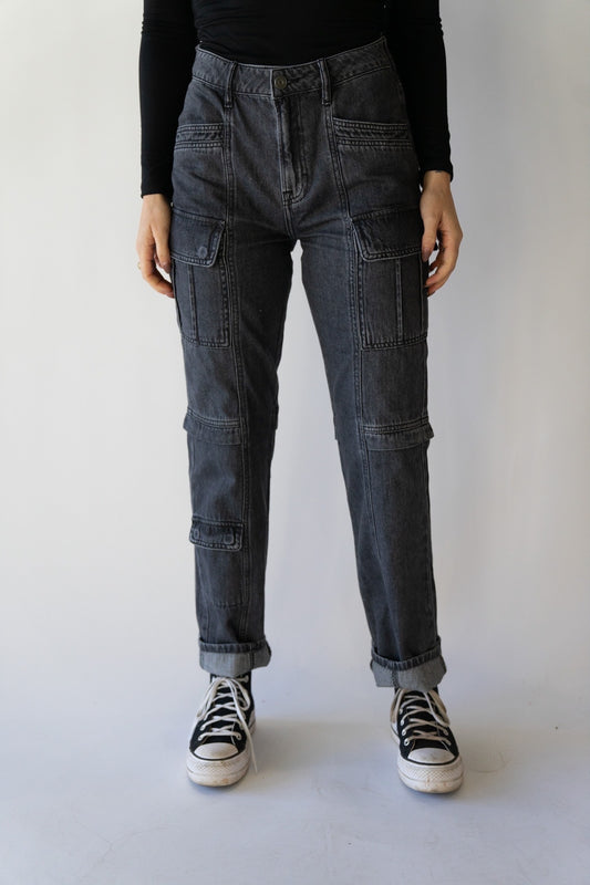 Tracey Charcoal Cargos