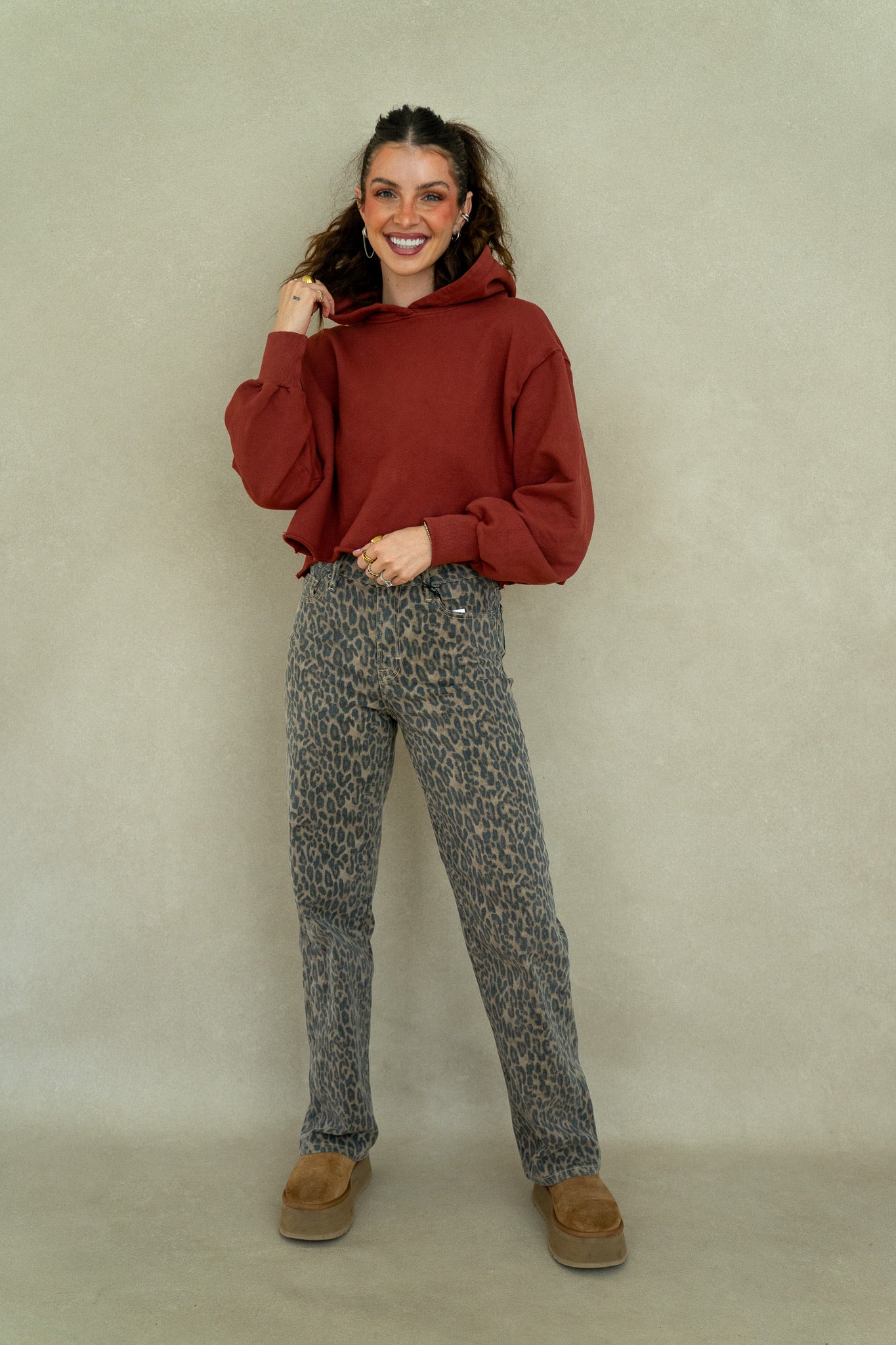 Ella Cheetah Jeans