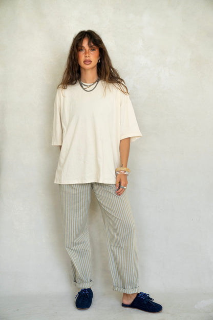 Oversized Cream T-Shirt