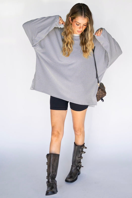 The Striped Cozy Pullover (Multiple Colors)