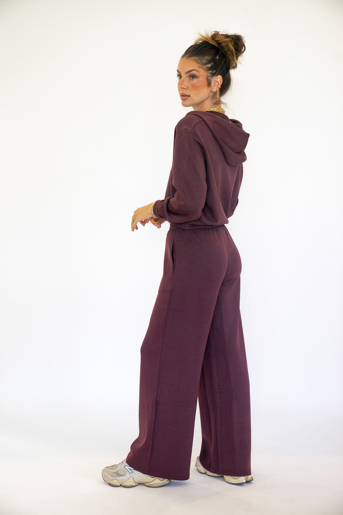 Merlot Cloud Fleece Pants