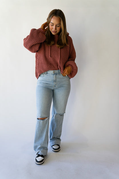 Plush Knit Hoodie (Multiple Colors)