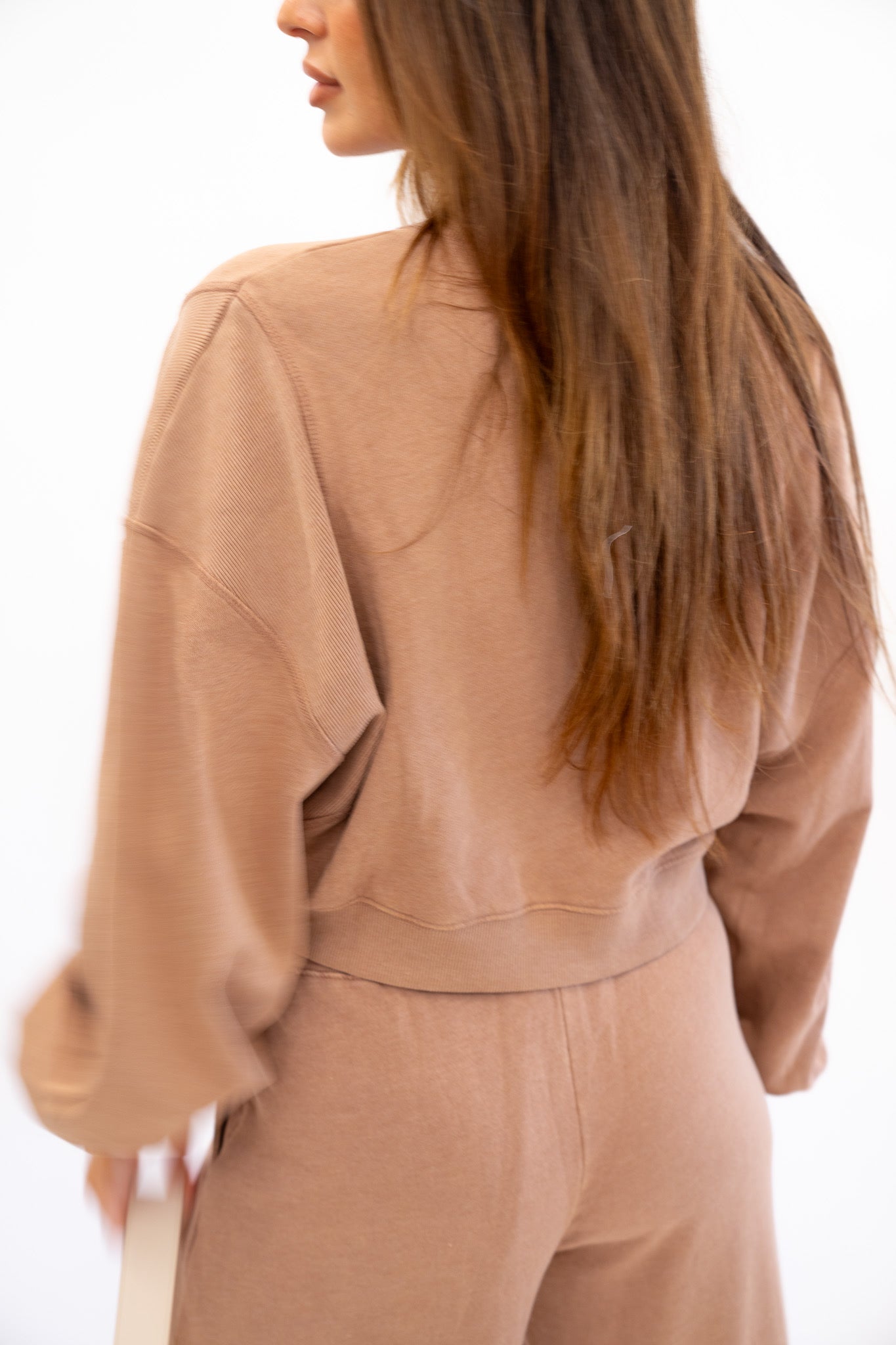 Lacey Rib Sweatshirt (Multiple Colors)