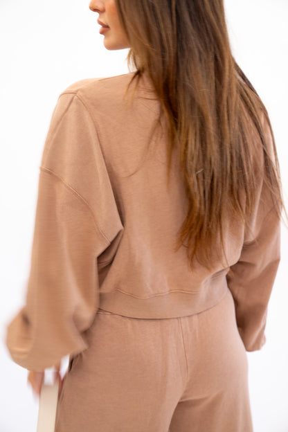 Lacey Rib Sweatshirt (Multiple Colors)