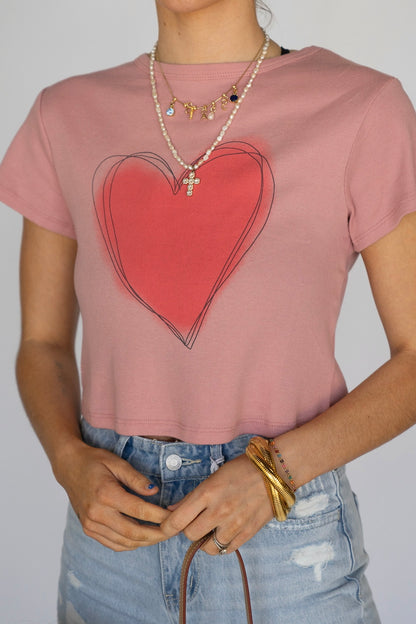 Love Heart Baby Tee