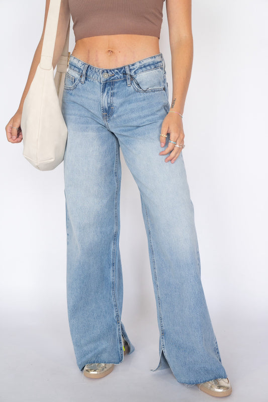 Jessie Slit Hem Denim