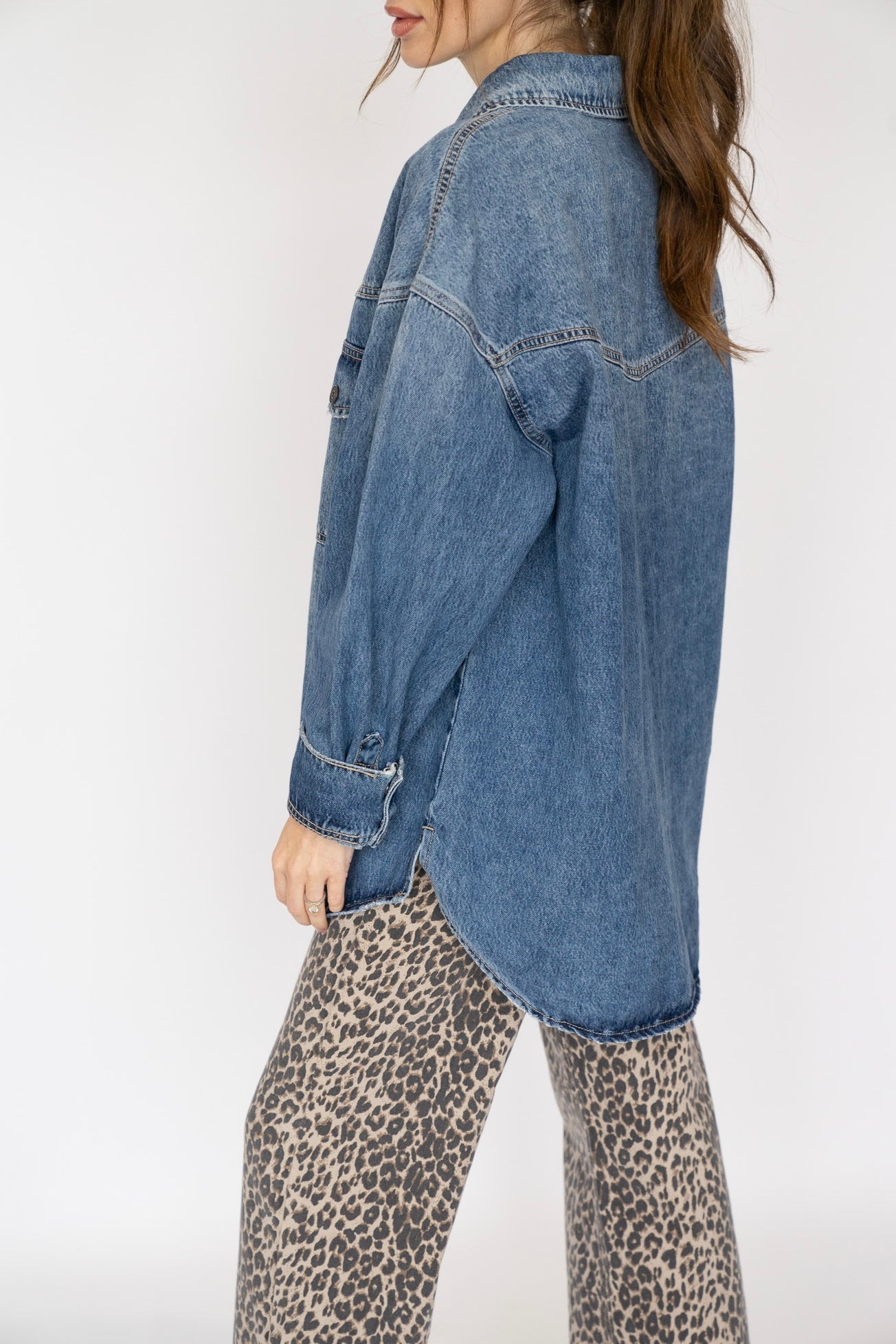 Abby Oversized Denim Top