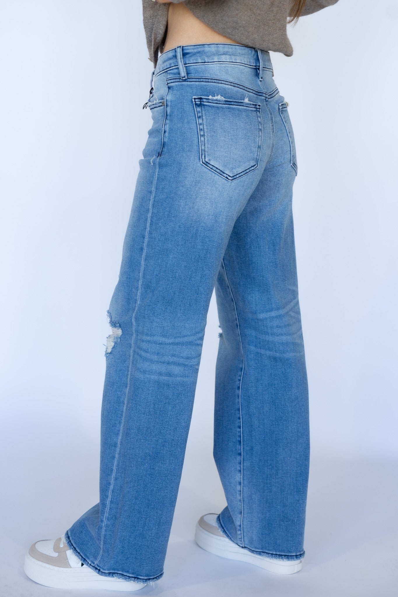 Mid Rise Logan Jeans