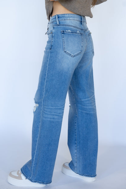 Mid Rise Logan Jeans
