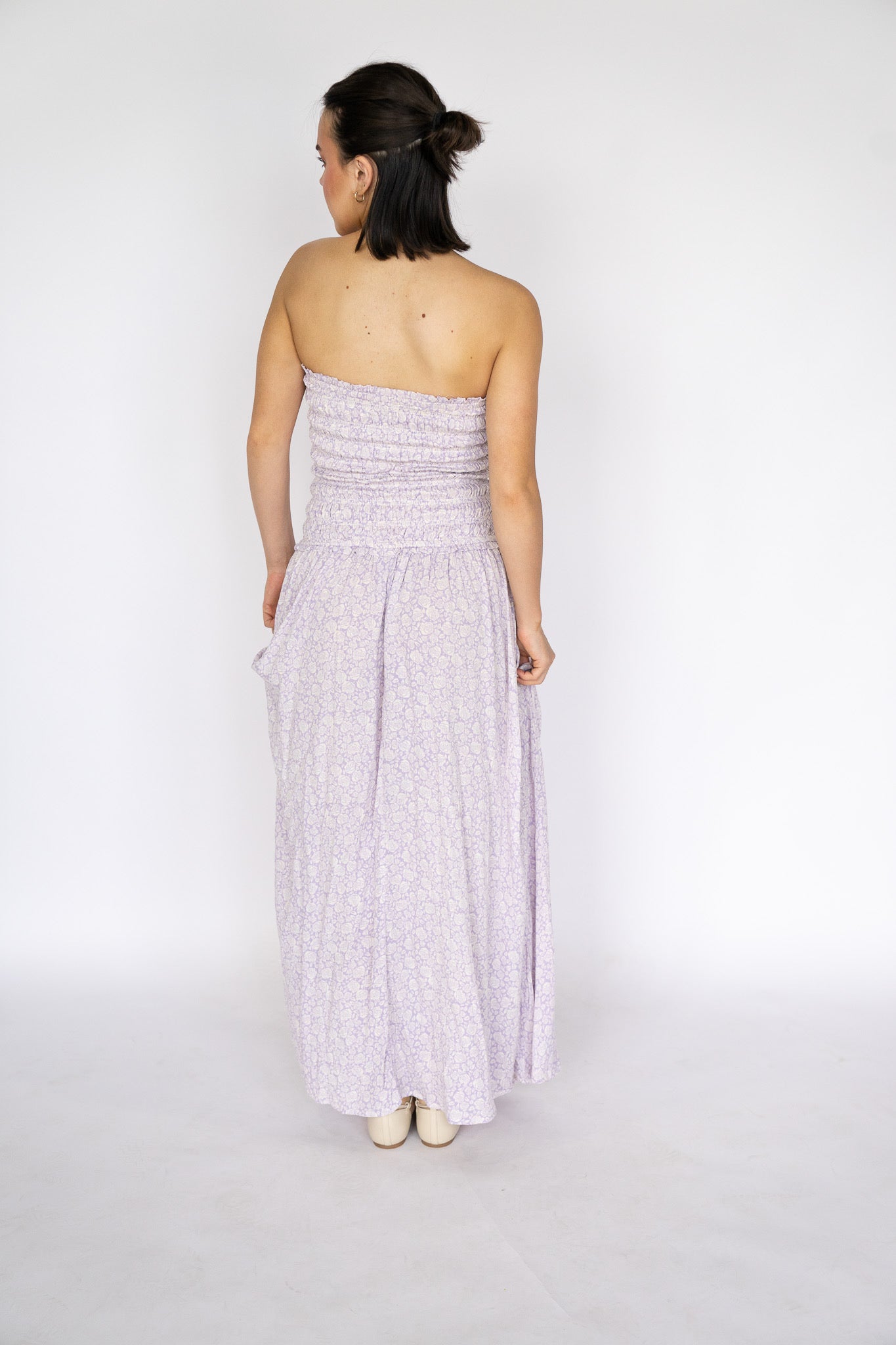 Lavender Breeze Smocked Maxi