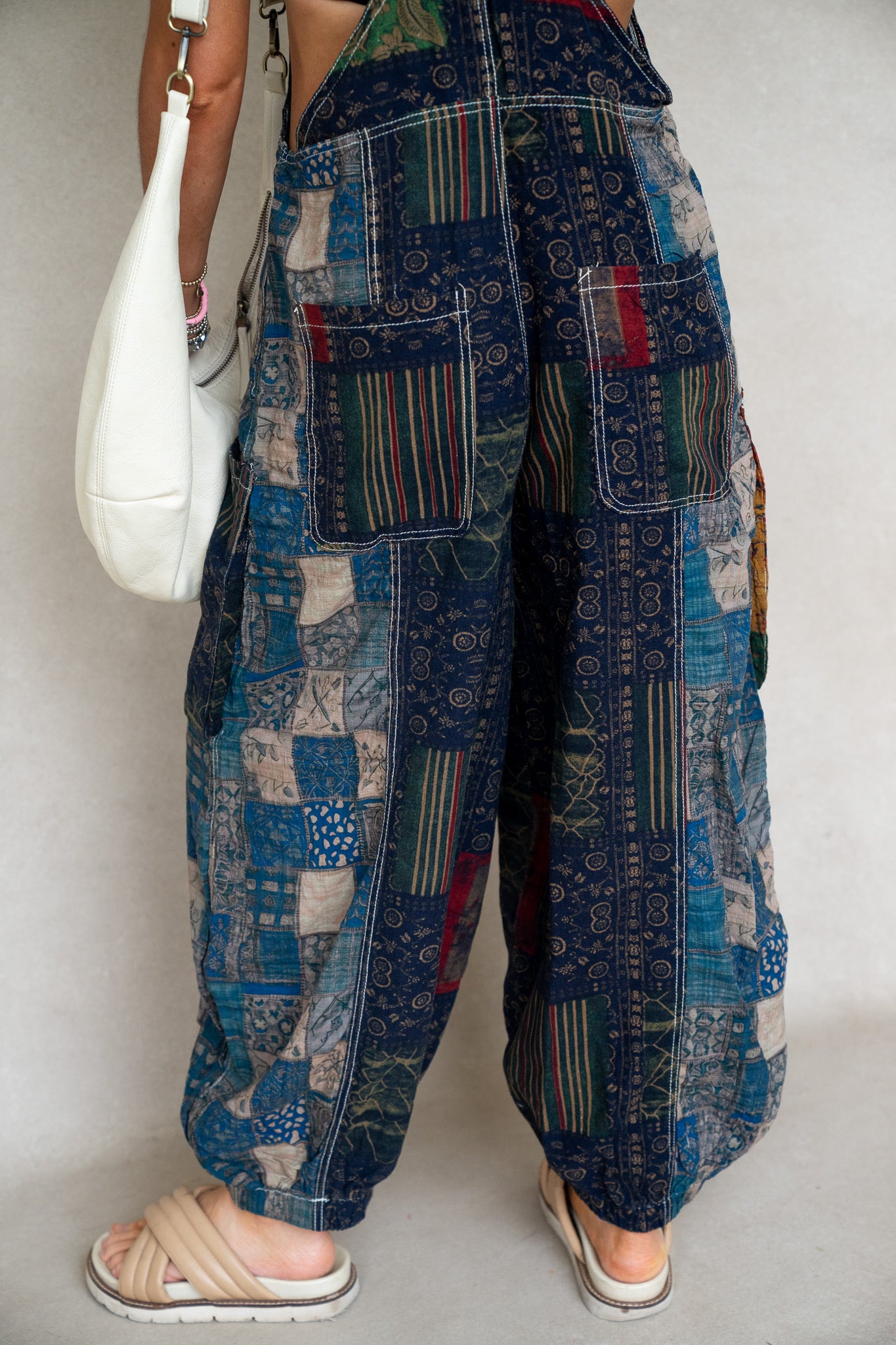 Patchwork Overalls