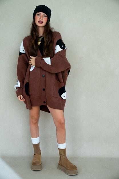 Ying Yang Cardigan