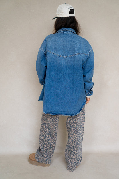Abby Oversized Denim Top