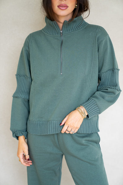 Olive Fleece Set