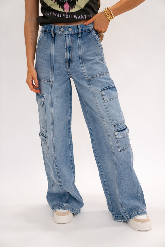 Nori Wide Leg Cargos