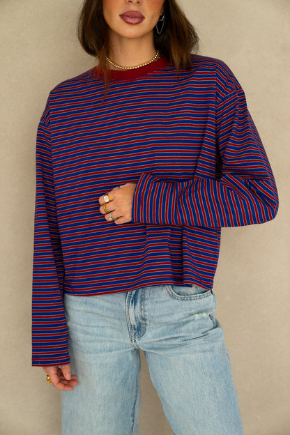 Striped Long Sleeve Vintage Tee