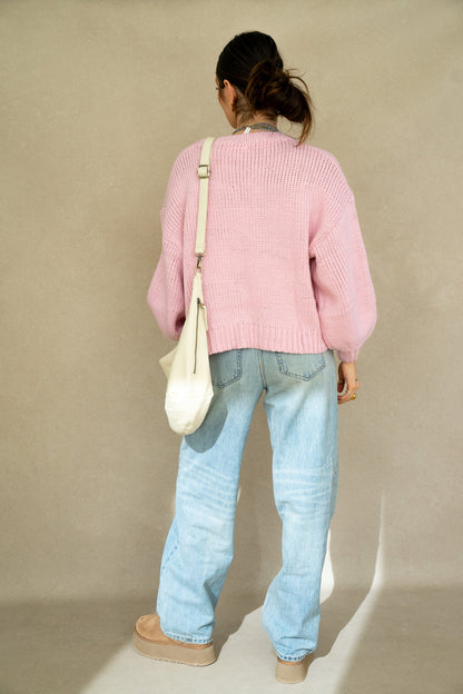 Swan Oversized Knit Sweater